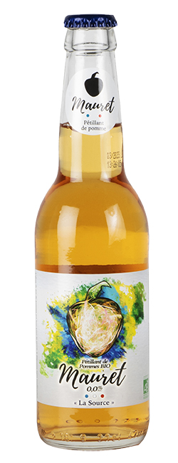 Cider La Source par Cidre Mauret, cidre sans alcool français et naturel