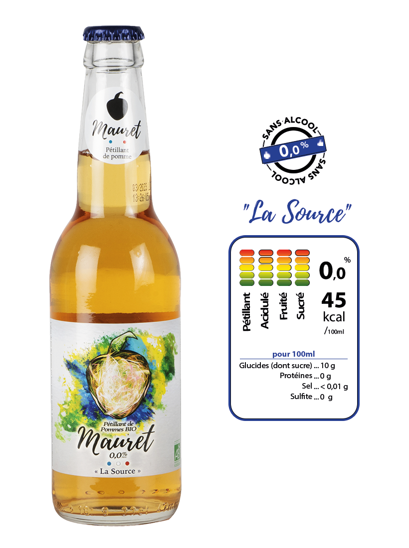 Cidre Mauret sans alcool